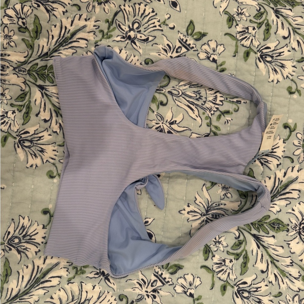 L*Space Blue Bikini Top